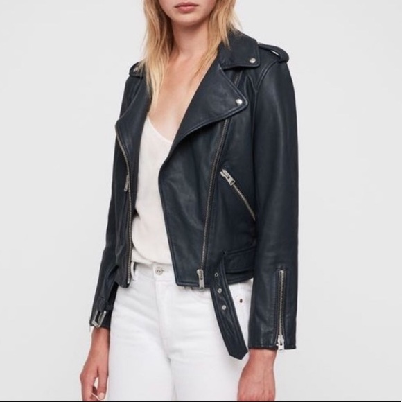 All Saints Jackets & Blazers - All Saints Balfern Leather Jacket